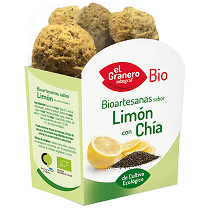 Galletas Artesanas Limon con Chia 220 gr | El Granero Integral - Dietetica Ferrer