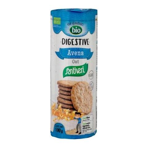 Galletas Digestive Avena Bio 190 gr | Santiveri - Dietetica Ferrer