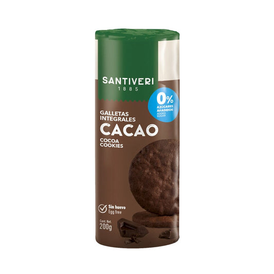 Galletas Digestive Cacao 200 gr | Santiveri - Dietetica Ferrer