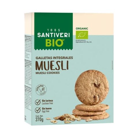 Galletas Digestive Sin Gluten Bio - Santiveri - 360 gramos