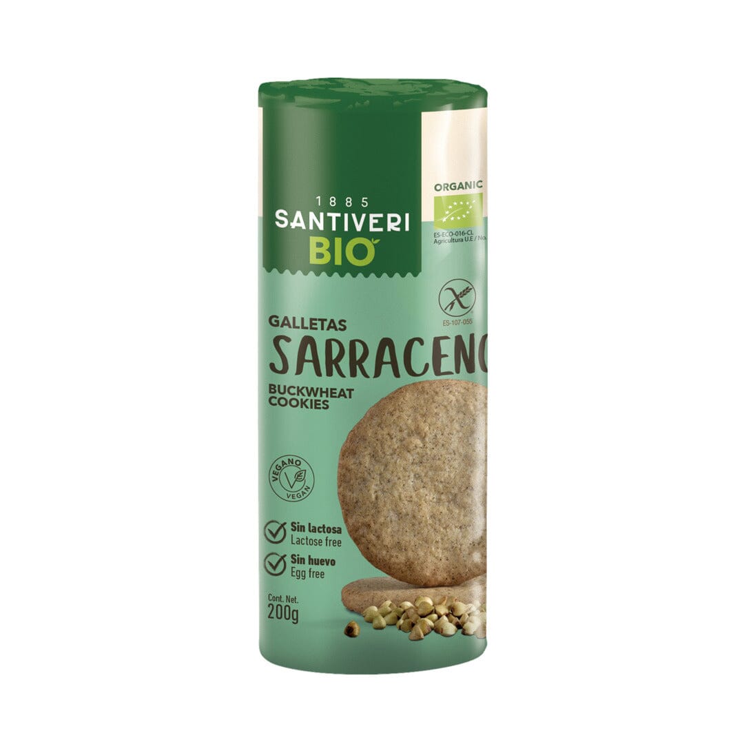 Galletas Digestive Sarraceno Bio 200 gr | Santiveri - Dietetica Ferrer