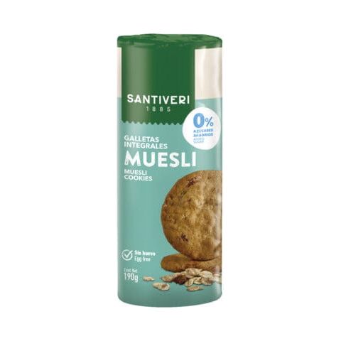 Galletas Muesli 190 gr | Santiveri - Dietetica Ferrer