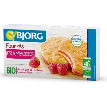 Galletas Rellenas de Frambuesa Bio 175 gr | Bjorg - Dietetica Ferrer