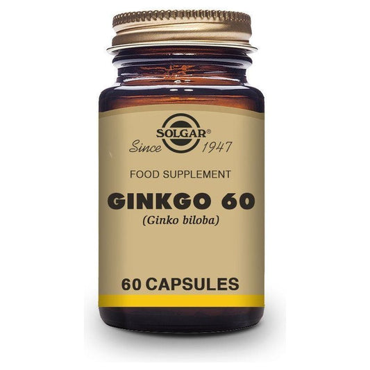 Ginkgo 60 Capsulas | Solgar - Dietetica Ferrer