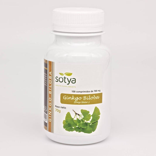 Ginkgo Biloba 100 Comprimidos | Sotya - Dietetica Ferrer