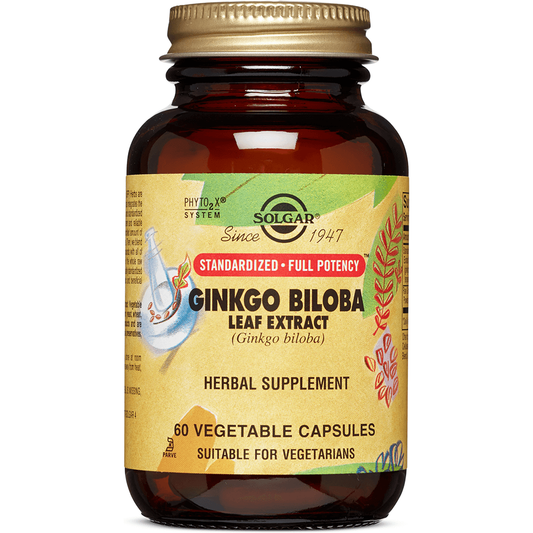 Ginkgo Biloba 60 Capsulas | Solgar - Dietetica Ferrer