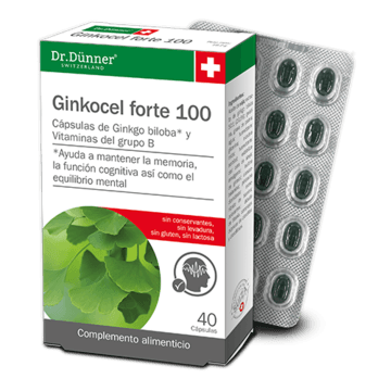 Ginkocel Forte 100 40 Capsulas | Dr Dunner - Dietetica Ferrer