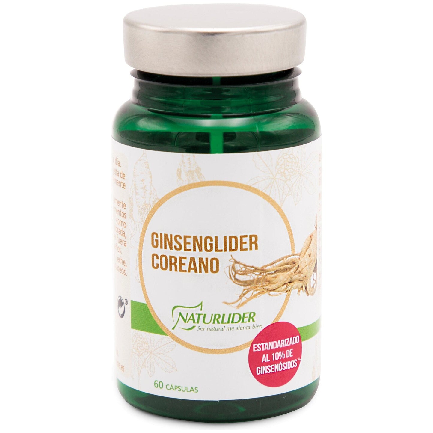 Ginseng Coreano 60 cápsulas | Naturlider - Dietetica Ferrer