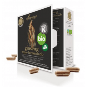 Ginseng Negro Fermentado 24 Capsulas | Soria Natural - Dietetica Ferrer