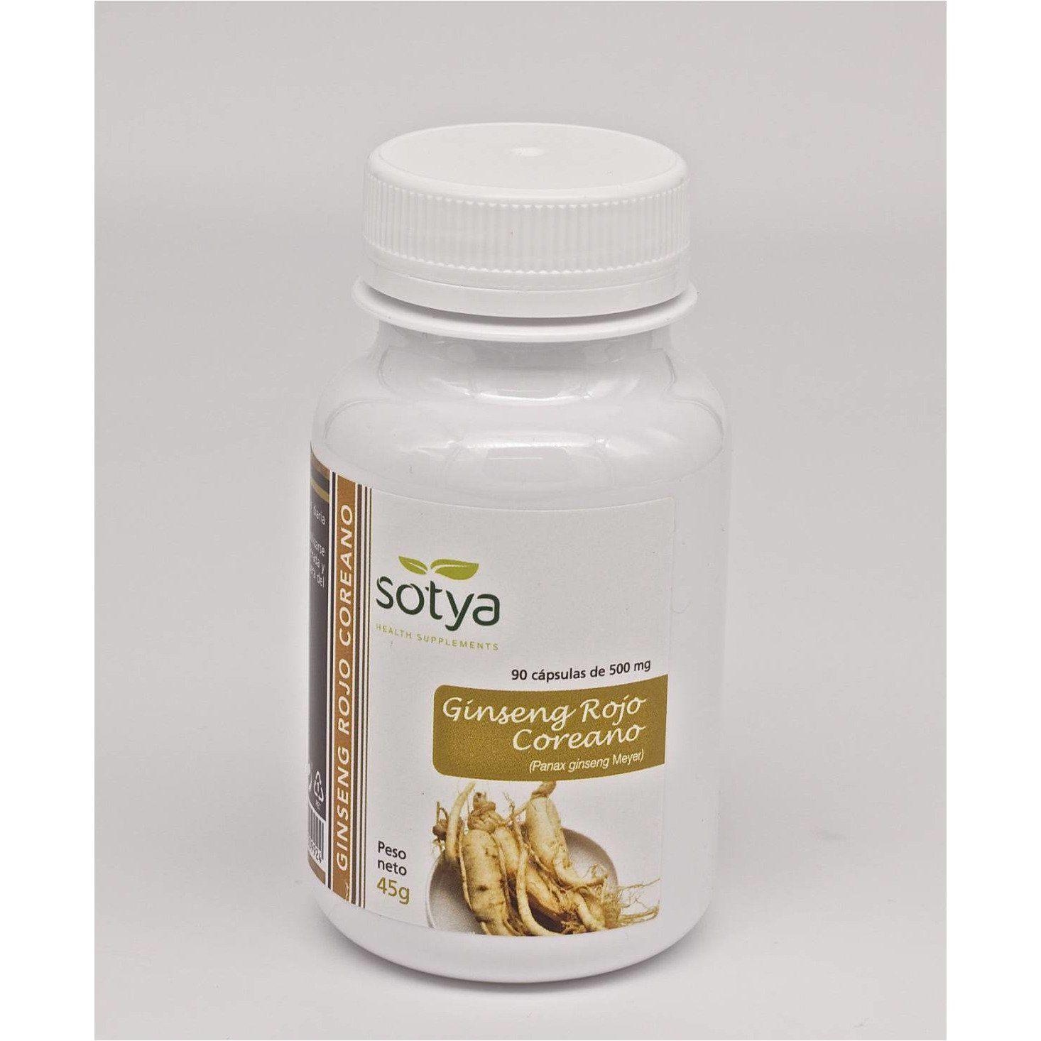 Ginseng Rojo Coreano Capsulas | Sotya - Dietetica Ferrer