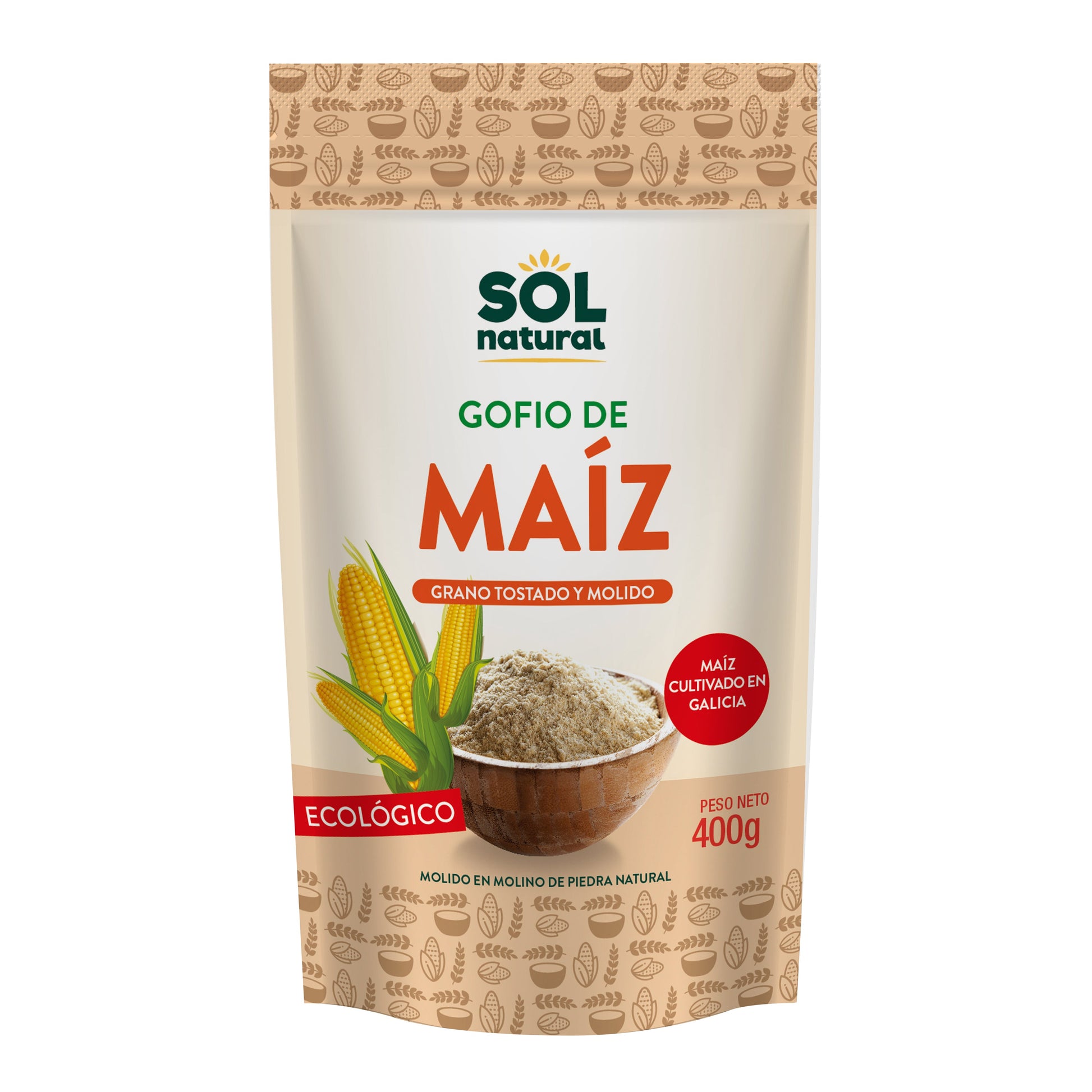 Gofio de Maiz Integral Bio 400 gr | Sol Natural - Dietetica Ferrer