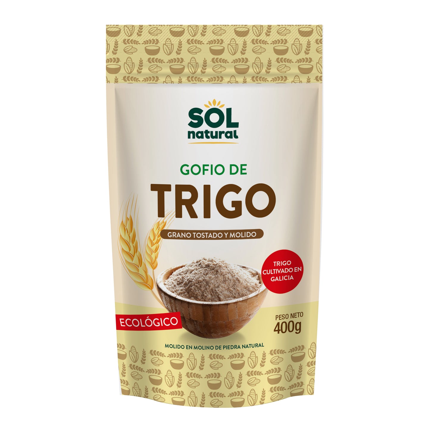 Gofio de Trigo Integral Bio 400 gr | Sol Natural - Dietetica Ferrer