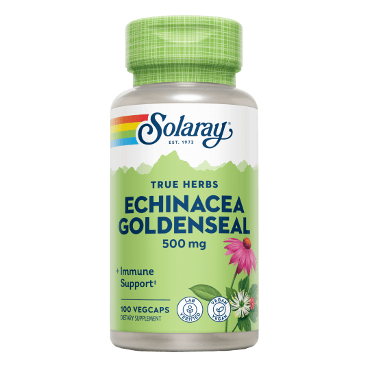 Goldenseal & Echinacea 100 Capsulas | Solaray - Dietetica Ferrer