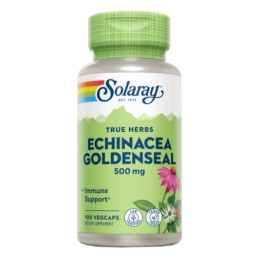 Goldenseal & Echinacea 100 Capsulas | Solaray - Dietetica Ferrer