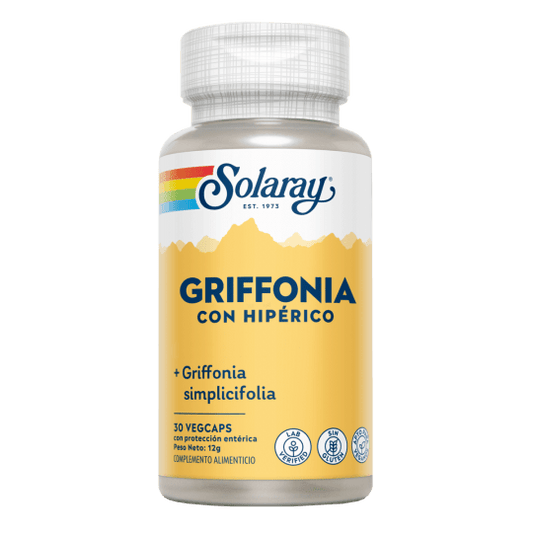 Griffonia con Hiperico 30 Capsulas | Solaray - Dietetica Ferrer