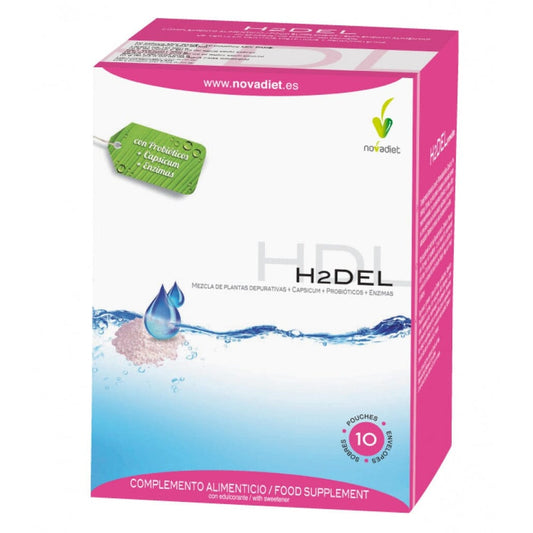 H2Del 10 sobres | Novadiet - Dietetica Ferrer