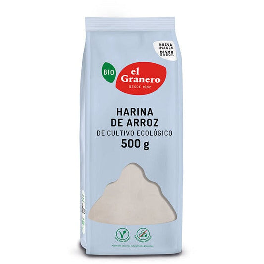 Harina de Arroz Bio 500 gr | El Granero Integral - Dietetica Ferrer