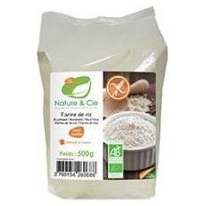 Harina de Arroz sin Gluten Bio 500 gr | Nature & Cie - Dietetica Ferrer