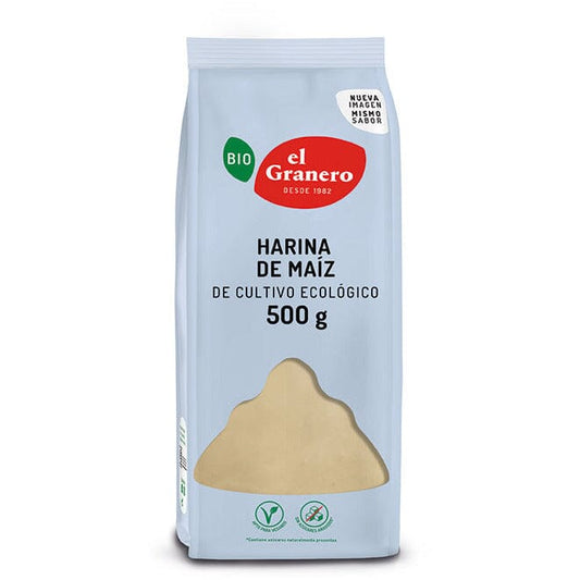 Harina de Maiz Bio 500 gr | El Granero Integral - Dietetica Ferrer