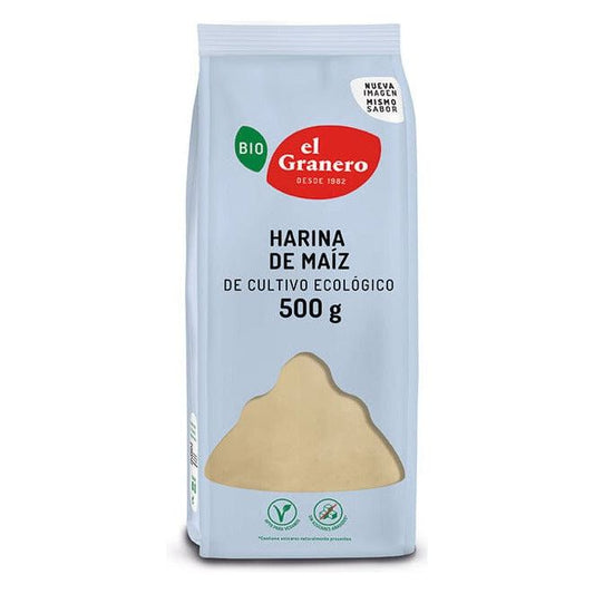 Harina de Maiz Bio 500 gr | El Granero Integral - Dietetica Ferrer