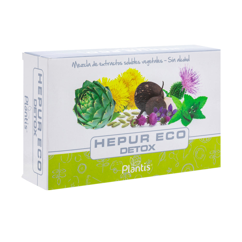 Hepur Eco Detox 20 Viales | Plantis - Dietetica Ferrer