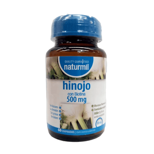 Hinojo 500 mg 60 Comprimidos | Naturmil - Dietetica Ferrer
