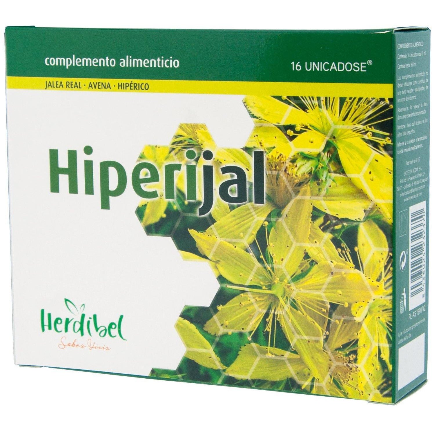Hiperijal 16 Ampollas | Herdibel - Dietetica Ferrer