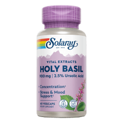 Holly Basil 60 Capsulas | Solaray - Dietetica Ferrer