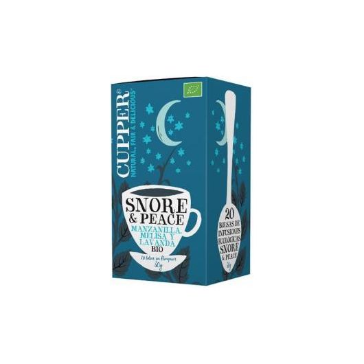 Infusion Snore Peace Bio 20 Sobres | Cupper - Dietetica Ferrer