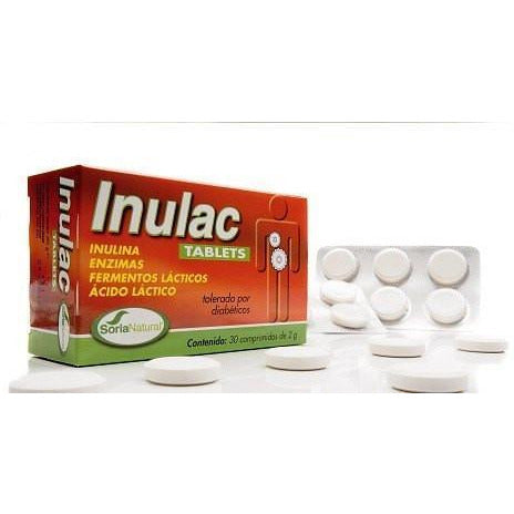Inulac Tablets 30 Comprimidos | Soria Natural - Dietetica Ferrer
