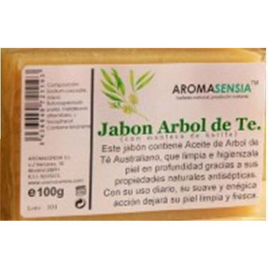 Jabon Arbol de Te y Manteca Karite 100 gr | Aromasensia - Dietetica Ferrer