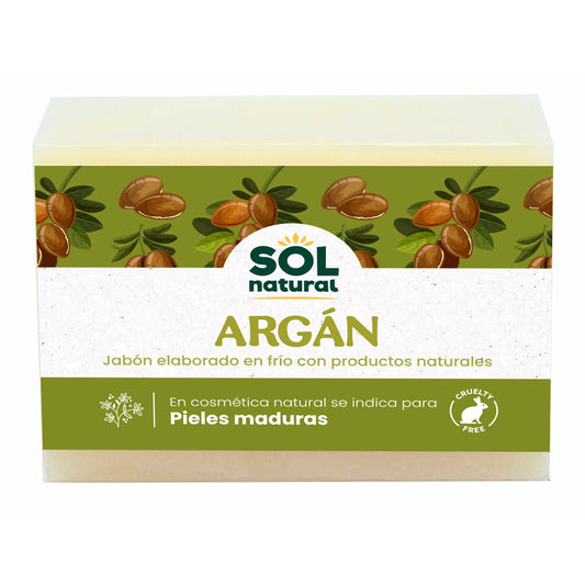 Jabon Natural de Argan 100 gr | Sol Natural - Dietetica Ferrer