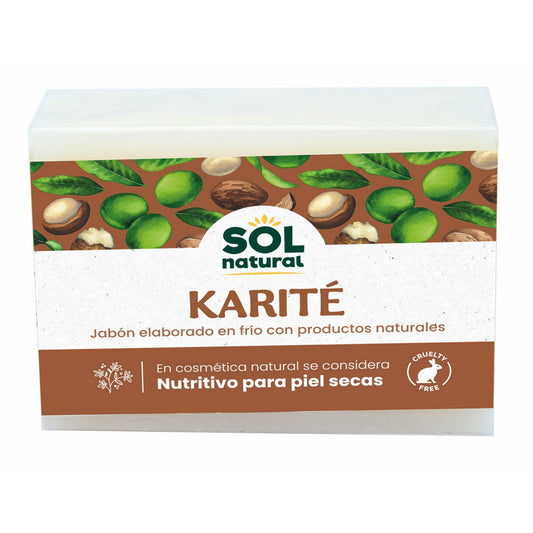 Jabon Natural de Karite 100 gr | Sol Natural - Dietetica Ferrer