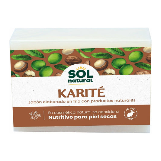 Jabon Natural de Karite 100 gr | Sol Natural - Dietetica Ferrer