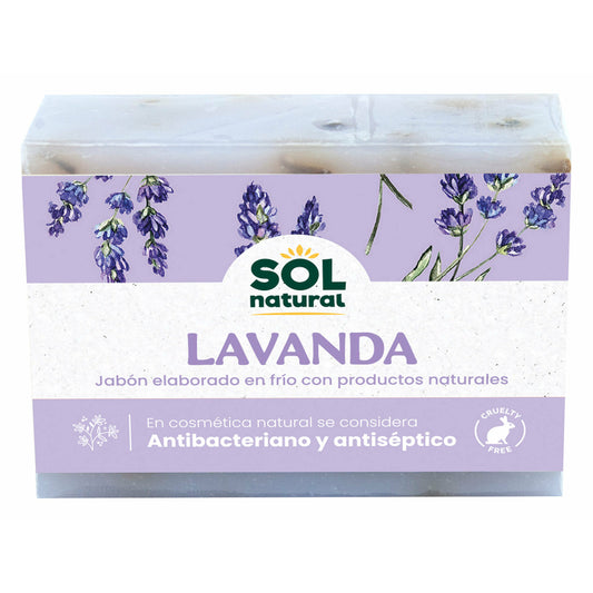 Jabon Natural de Lavanda 100 gr | Sol Natural - Dietetica Ferrer