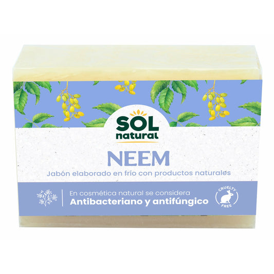 Jabon Natural de Neem 100 gr | Sol Natural - Dietetica Ferrer