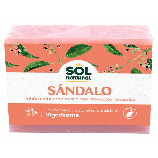 Jabon Natural de Sandalo 100 gr | Sol Natural - Dietetica Ferrer