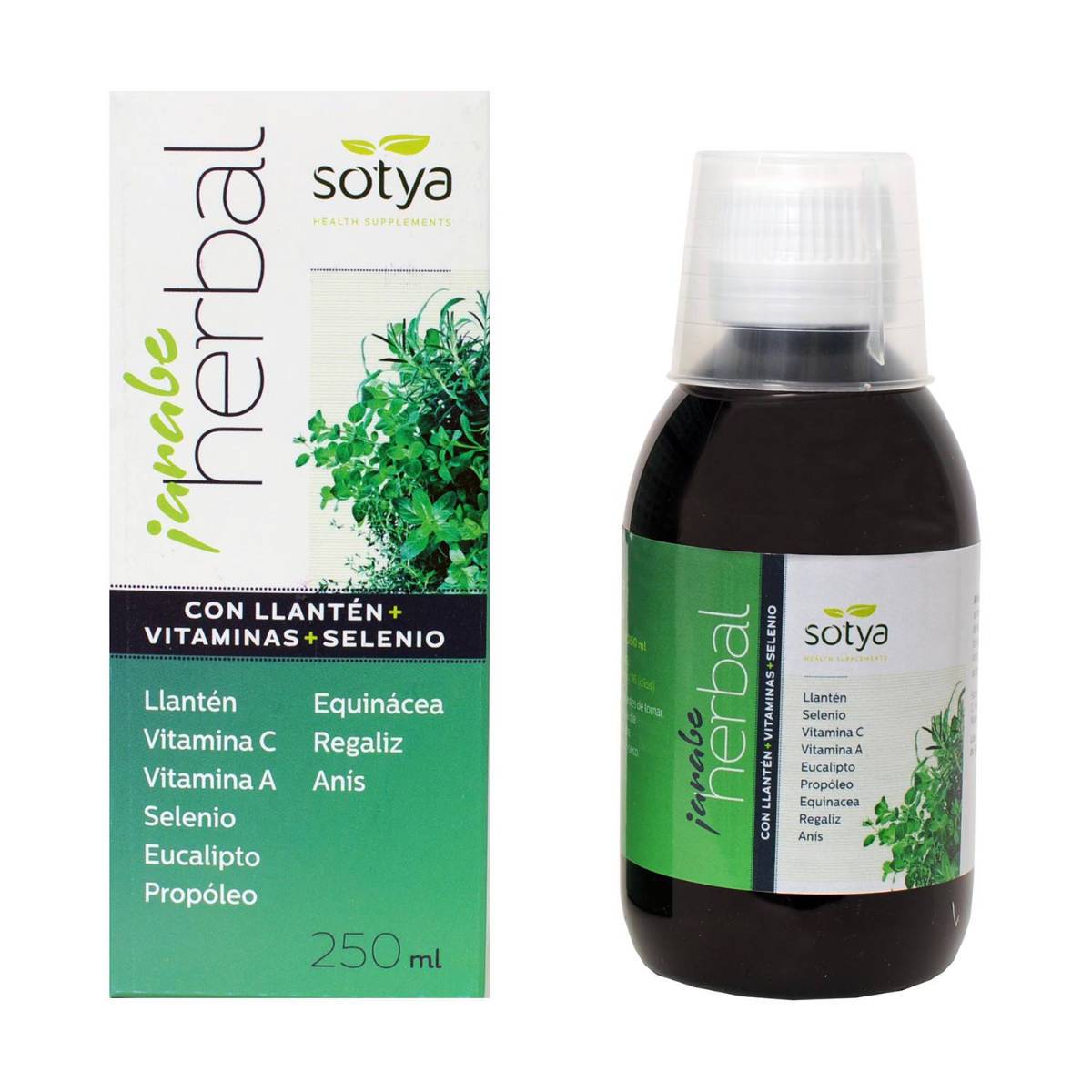 Jarabe Herbal 250 ml | Sotya - Dietetica Ferrer