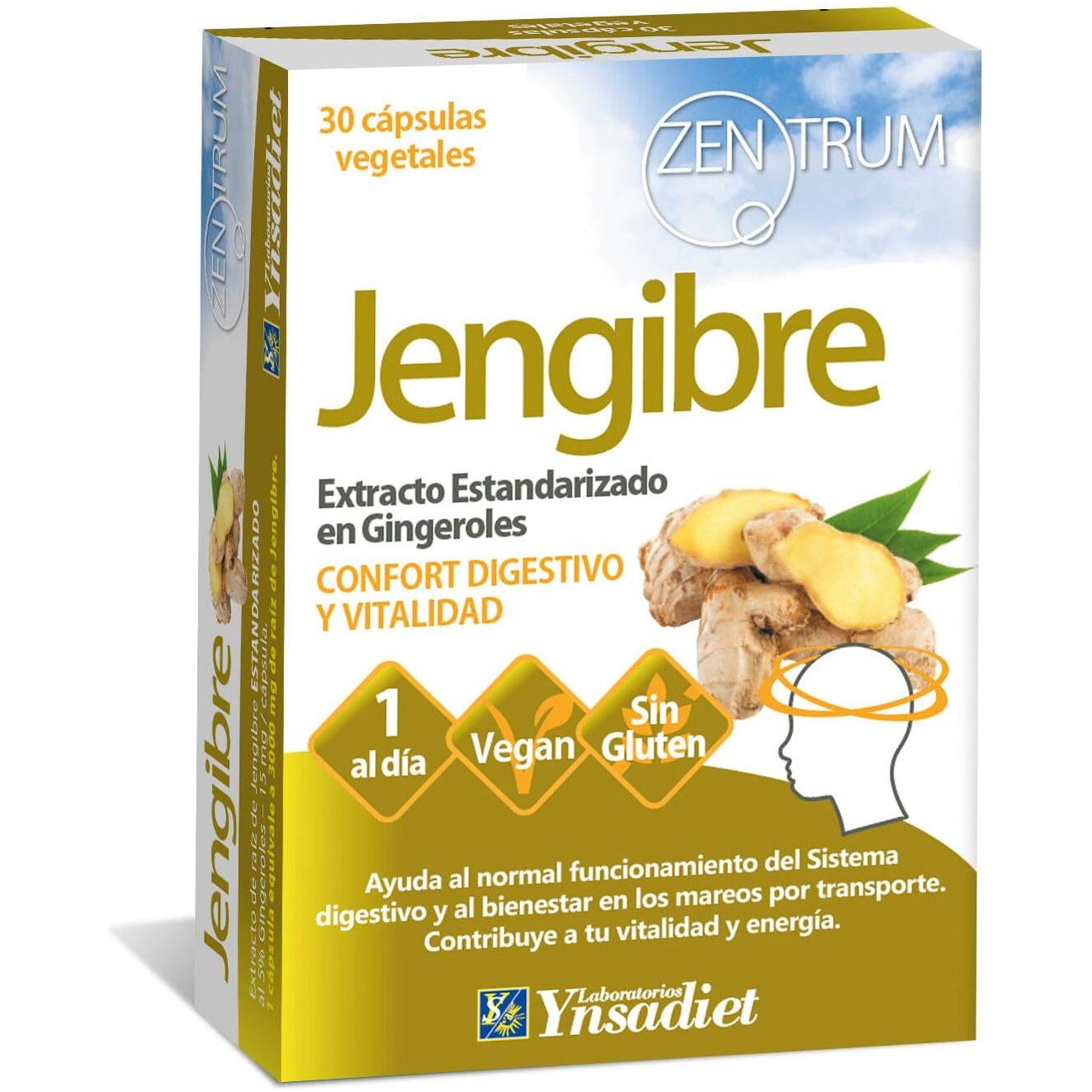 Jengibre Zentrum 30 cápsulas | Ynsadiet - Dietetica Ferrer