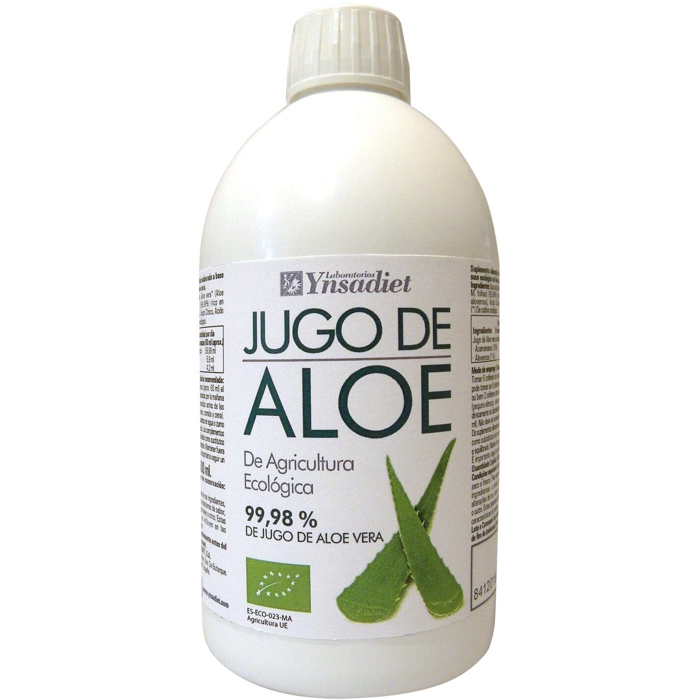 Jugo de Aloe Vera Bio 500 ml | Ynsadiet - Dietetica Ferrer
