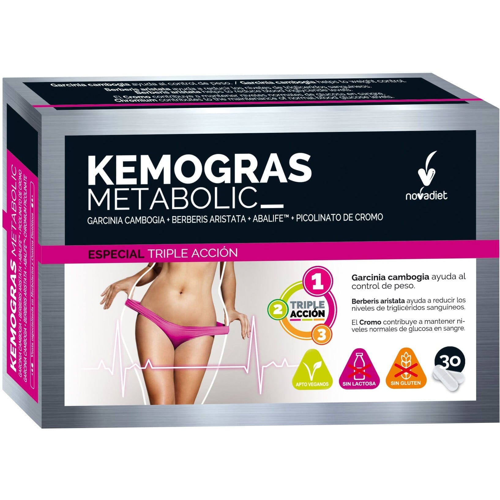 Kemogras Metabolic 30 cápsulas | Novadiet - Dietetica Ferrer