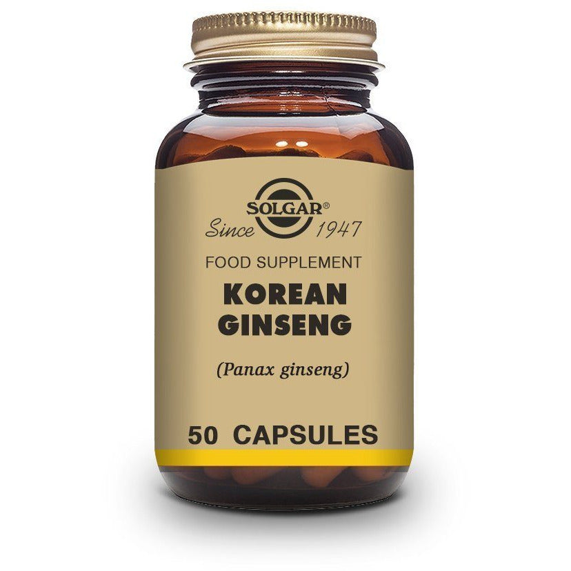 Ginseng Coreano 50 Capsulas | Solgar - Dietetica Ferrer