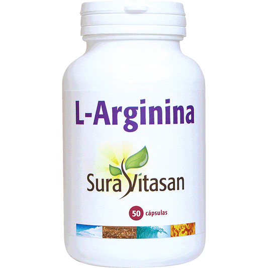 L-Arginina 500mg 50 Capsulas | Sura Vitasan - Dietetica Ferrer