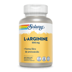 L Arginine 500 Mg 100 Capsulas | Solaray - Dietetica Ferrer