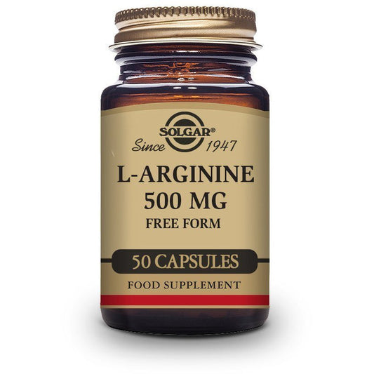 L Arginine 500 Mg 50 Capsulas | Solgar - Dietetica Ferrer
