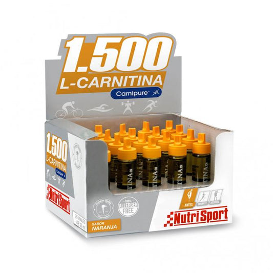 L Carnitina 1500 Naranja 20 Viales | Nutrisport - Dietetica Ferrer