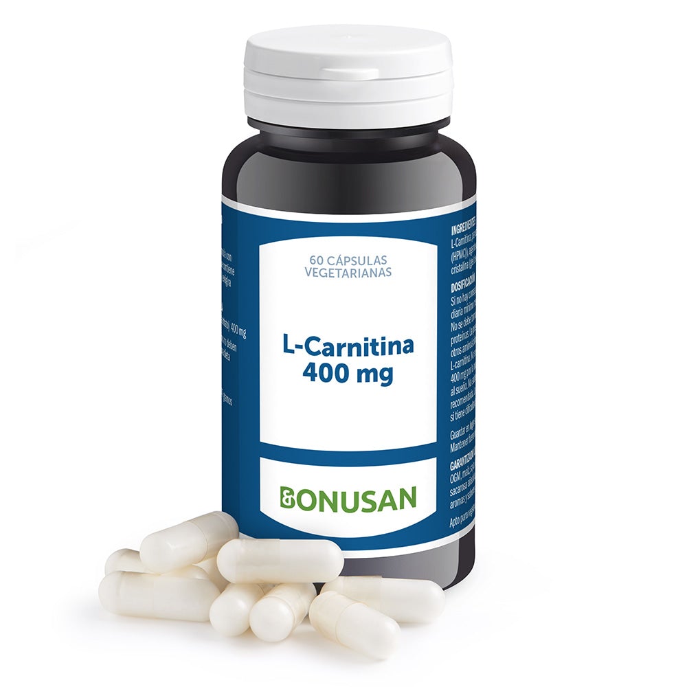 L Carnitina 400 mg 60 Capsulas | Bonusan - Dietetica Ferrer