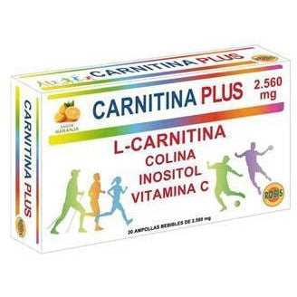 L Carnitina Plus 20 Ampollas | Robis - Dietetica Ferrer