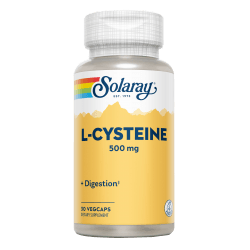 L Cysteine 500 Mg 30 Capsulas | Solaray - Dietetica Ferrer
