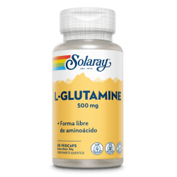 L Glutamine 500 Mg 50 Capsulas | Solaray - Dietetica Ferrer